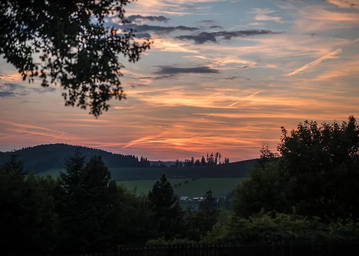 別荘 Ferienhaeuser Hoher Knochen Mit Sauna